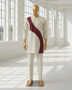 The "Crimson Arc" Two-Piece