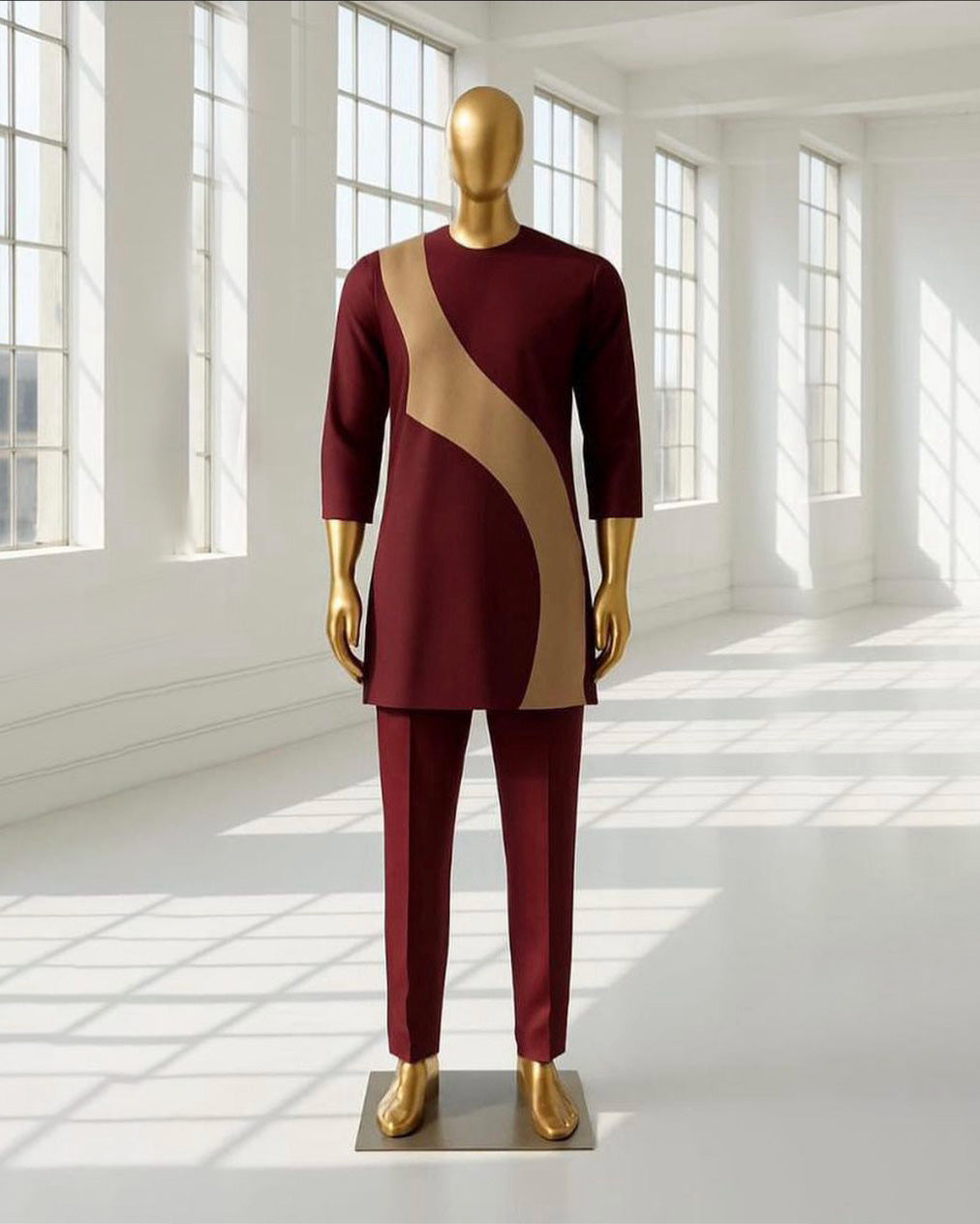 The "Crimson Arc" Two-Piece