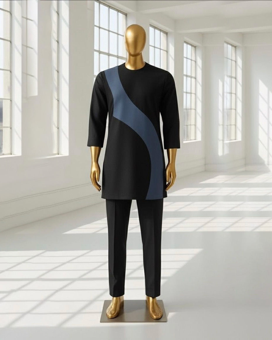 The "Crimson Arc" Two-Piece